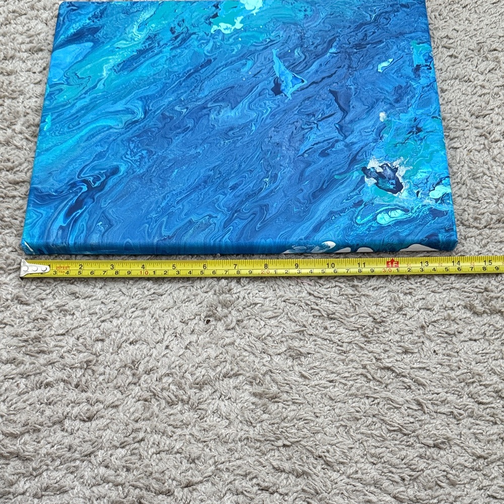 Oceanic Swirl Canvas Art - Picture 6 of 11